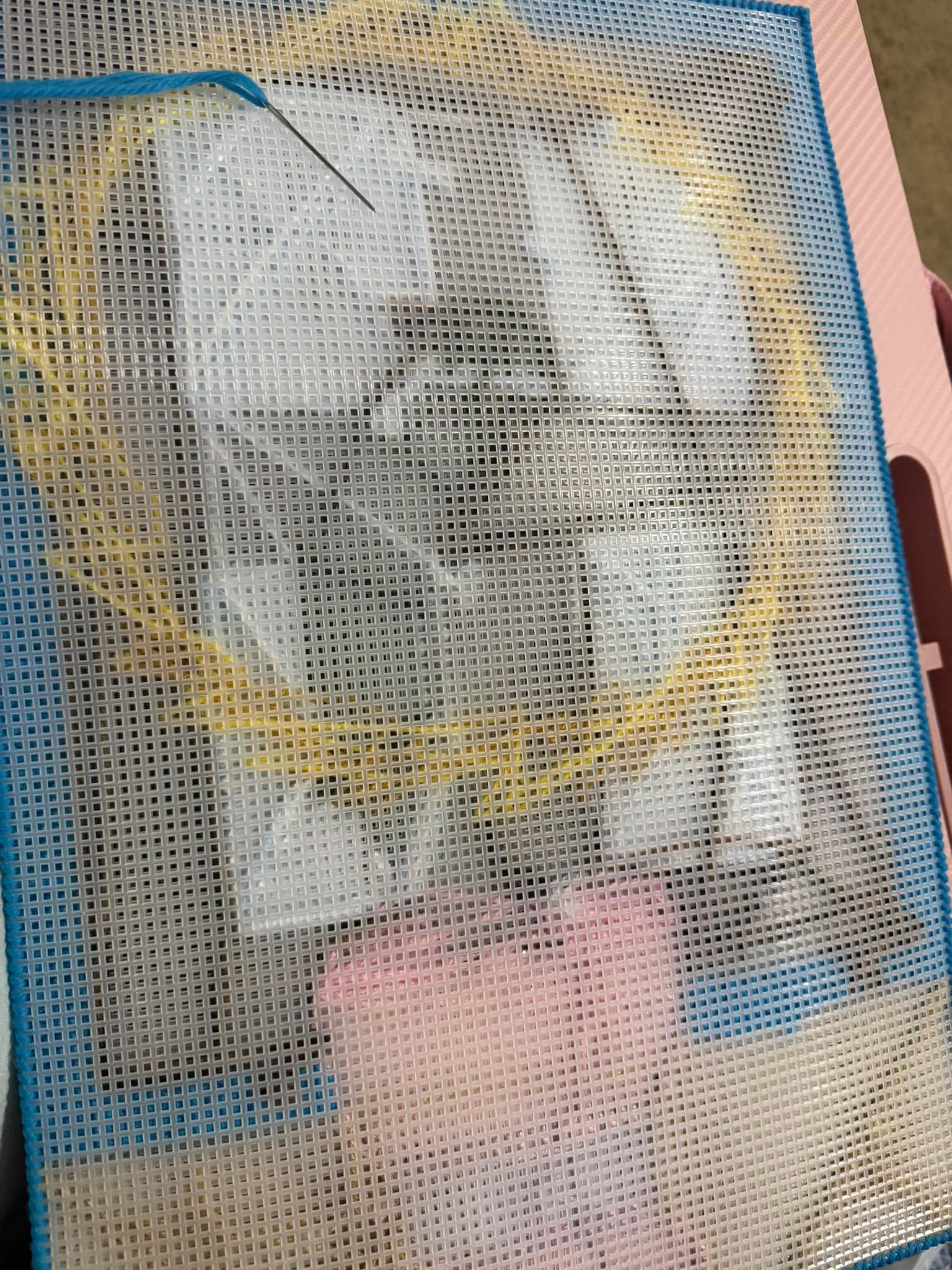 Finishing up the border. Big reveal coming soon…