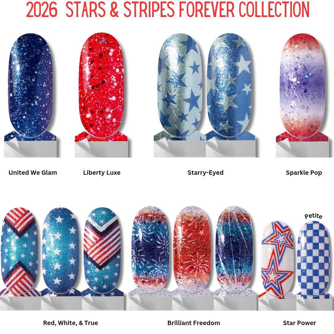 Color Street did so good for he USA’s 250 year celebration. All of these sets have an explosive vibrancy, and will be available tomorrow at 10:30 am CT. 

www.colorstreet.com/MamaIuchs